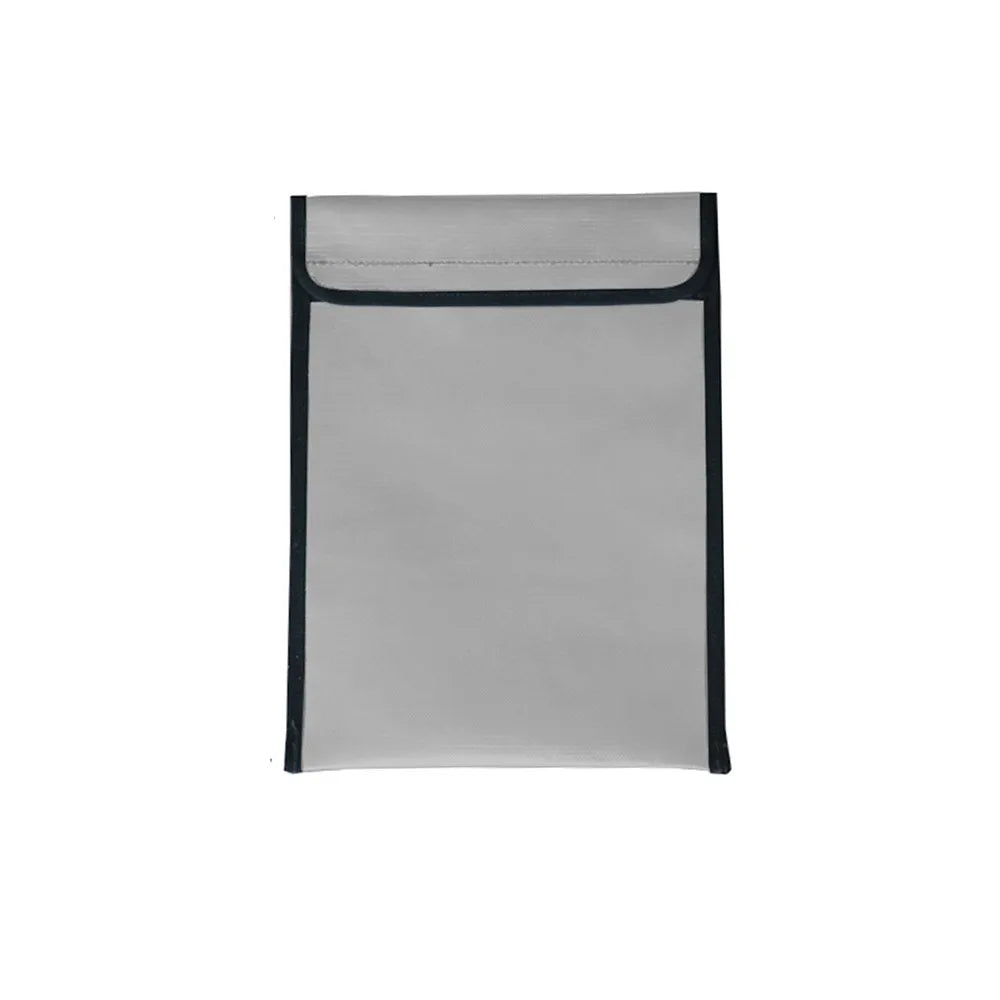 Fireproof Waterproof Faraday Bag Anti-Hacking Signal Blocker Storage Pouch For Phone Tablets Laptop Key Security Faraday Bag Oasis Select Grey-28x18cm