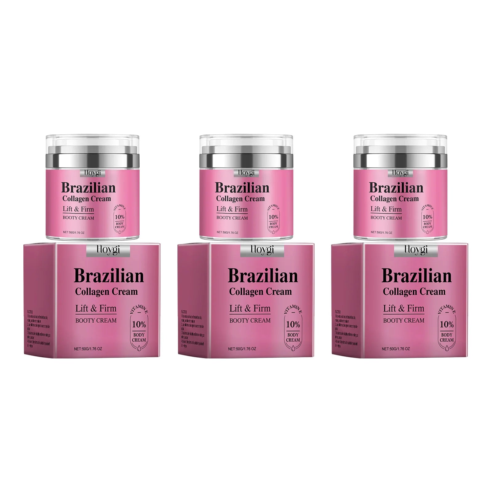 Hip Firming Cream Firming Improve Skin Sagging Increase Elasticity Tighten Lotion Shaping Lift up Buttock Massage Care for Women Oasis Select 3 X 50g boxed