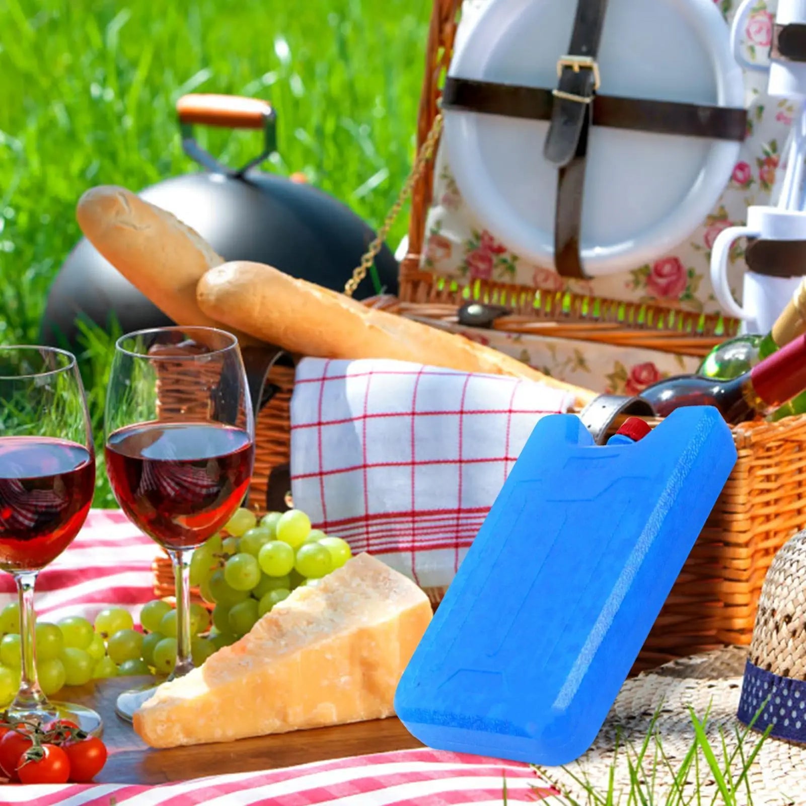 PE Ice Box Long Lasting Cooling Effect For Outdoor Picnic Food Fresh Keeping Refrigerated Transport And Home Daily Use Ice Box Oasis Select