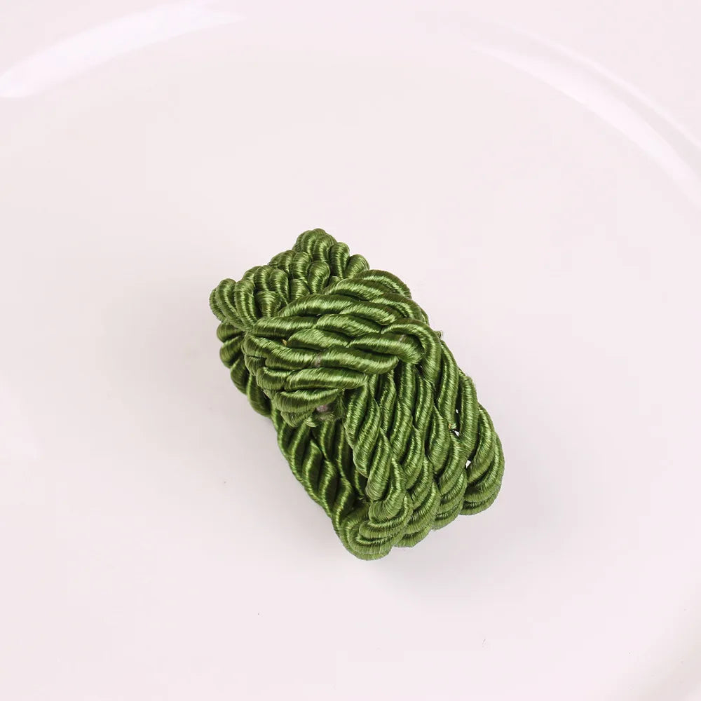 Woven Rope Napkin Rings – Wedding, Holiday & Home Decor
