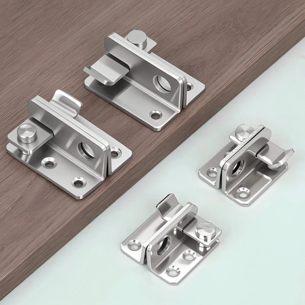 1pc Flip Latch Gate Latches Slide Bolt Latch Safety Door Lock Catch For BarnCabinet Pet Cage Garden Bathroom Garage Window Slid Oasis Select