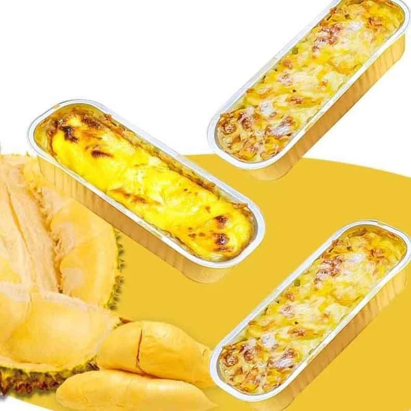 10Pcs Mini Loaf Pans Set Rectangle Aluminum Foil Heat-Resistant Bread & Cake Baking Pans for Daily & Holiday Use Oasis Select
