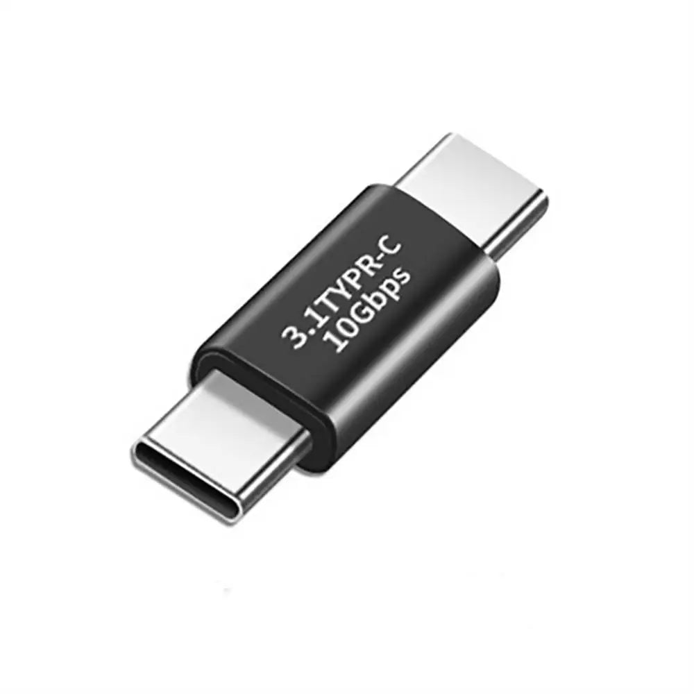 USB Type C Adapter Female to Female 10GBbps Portable Charge Adapter Fast Charging Type-C Extension Cable for Phone Tablet Oasis Select --male to male