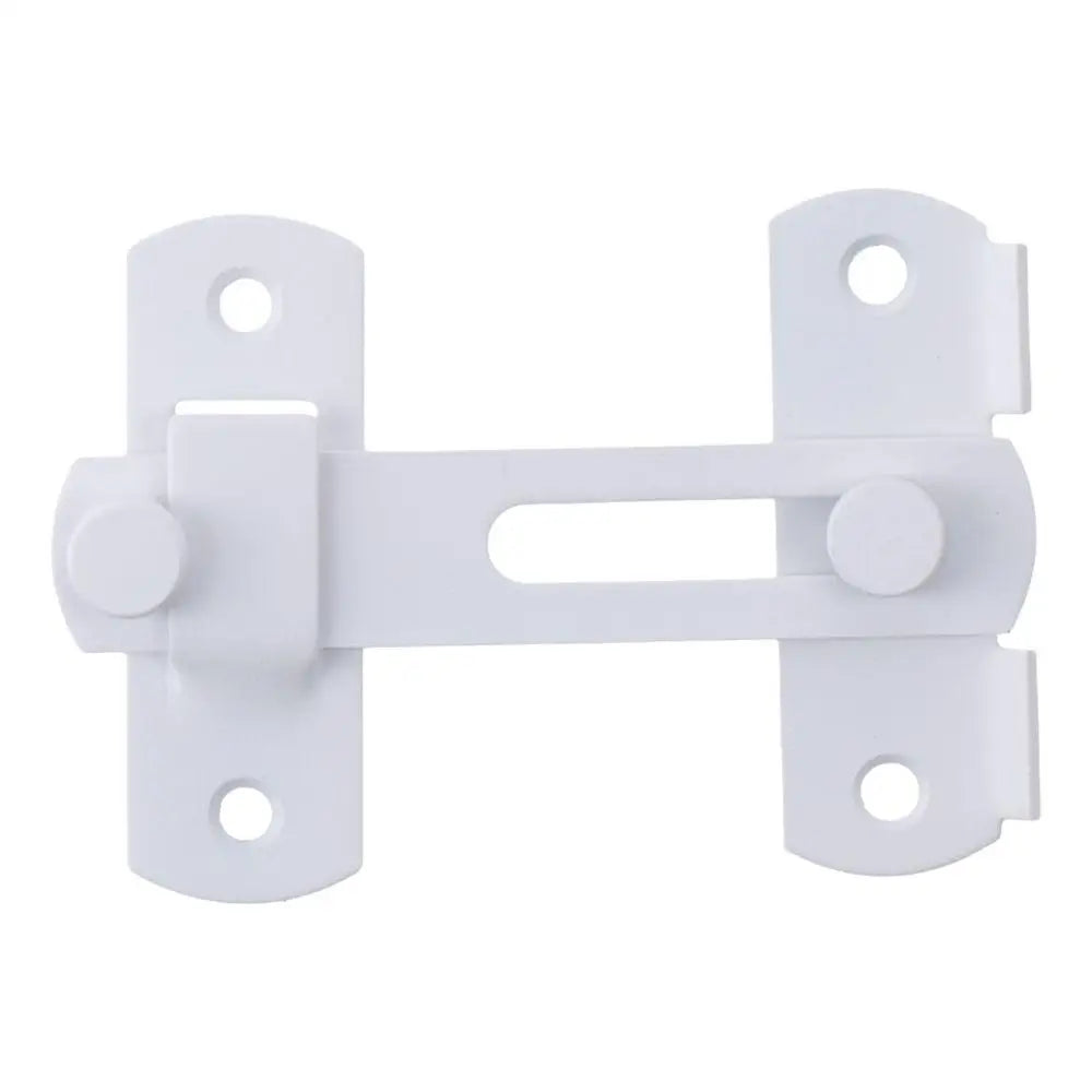 Easy to Use White Door Latch Stainless Steel 4 Inch Locking Latch Hasp Bending Lock Barn Door Oasis Select Default Title