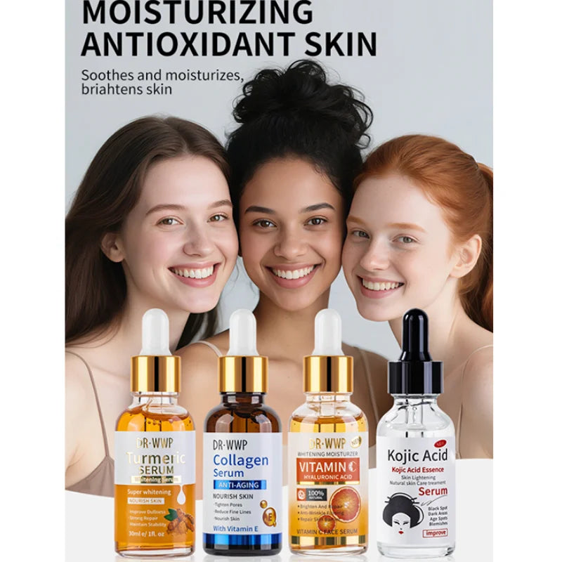Korean Collagen, Vitamin C & Kojic Acid Face Serum | Lifting