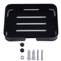 Aluminium Bathroom Shower Storage Soap Tray Mesh Rack Soap Dishes Wall Mounted Drain Soap Dish Box Home Accessories Oasis Select 2pcs