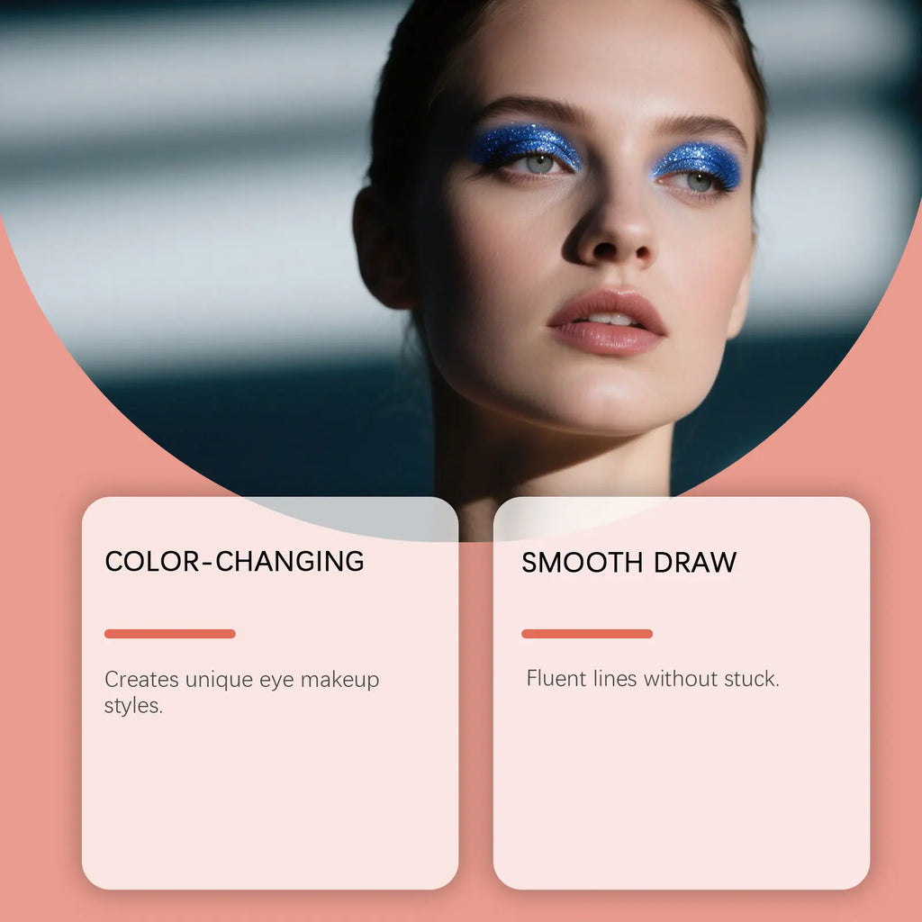 Photochromic Gel Eyeliner Pencil – Color-Changing, Smudge-Proof