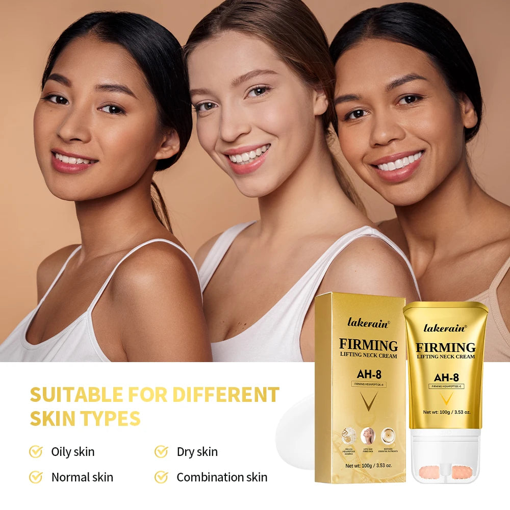 100g Roller Neck Cream Deep Nourishment Lightweight Quick Absorb Moisturizing Neckline Cream Smooth Neck Lines Skin Care Oasis Select