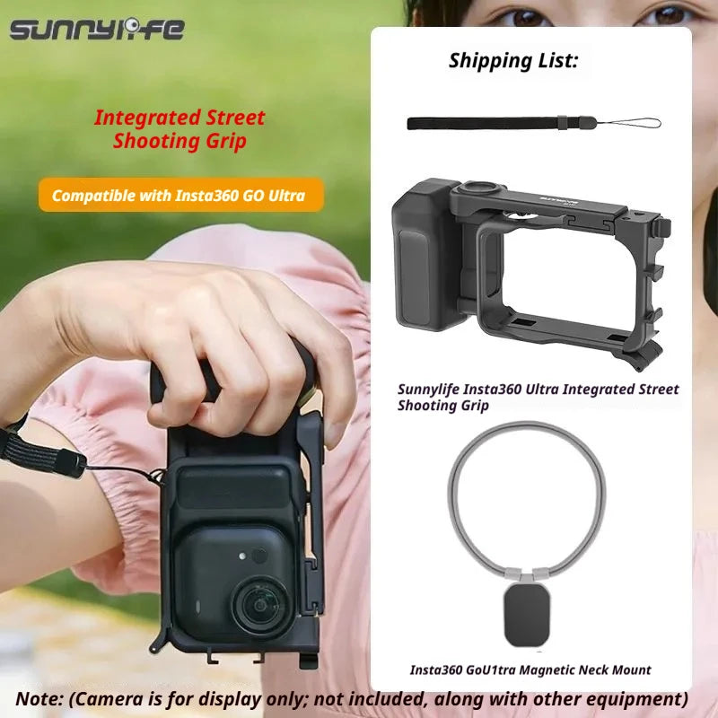 Sunnylife Street Photography Grip for Insta360 GO Ultra