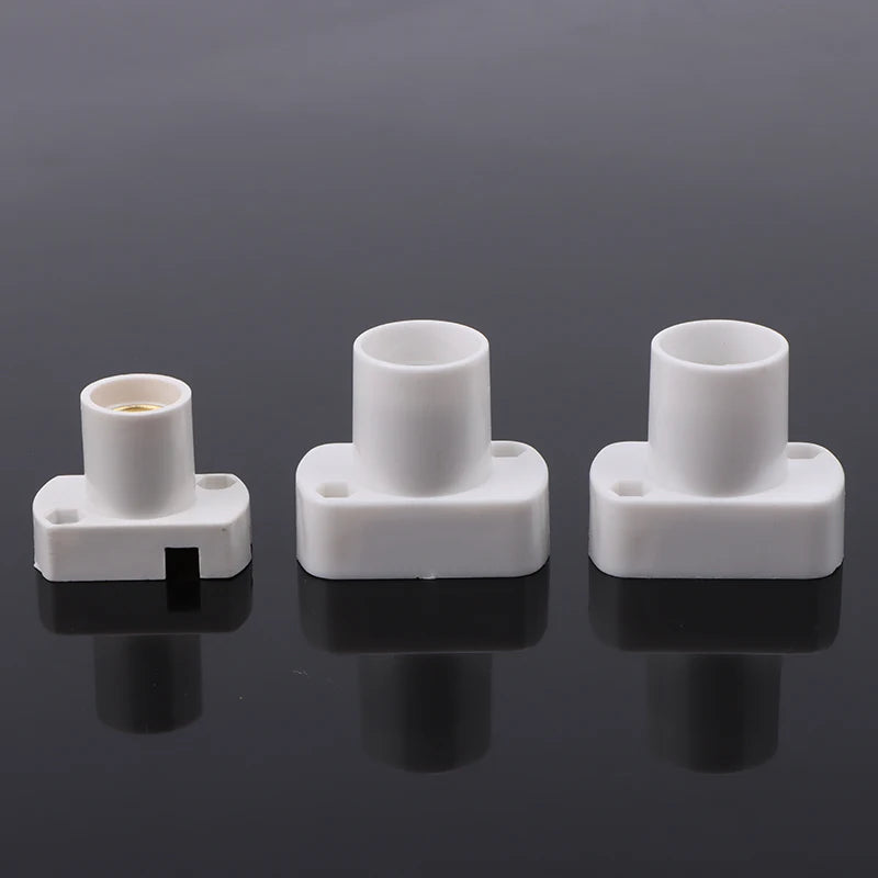 1pcs E12 E14 E17 Mini Screw Lamp Base Supporto Lamp Holder Light Bulb Socket Holder Adapter Oasis Select