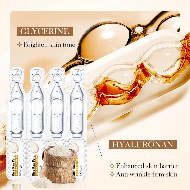 Rice Pulp & Hyaluronic Acid Face Serum – Anti-Wrinkle Moisturizer Facial Serum Oasis Select