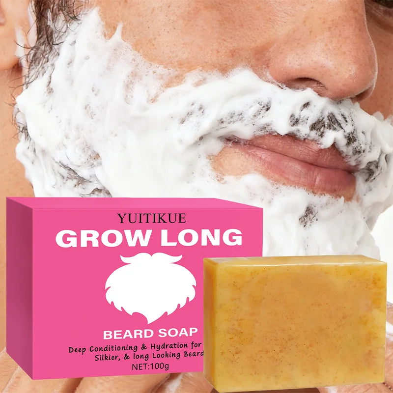GROW LONG Beard Soap 100g – Moisturize, Cleanse & Condition