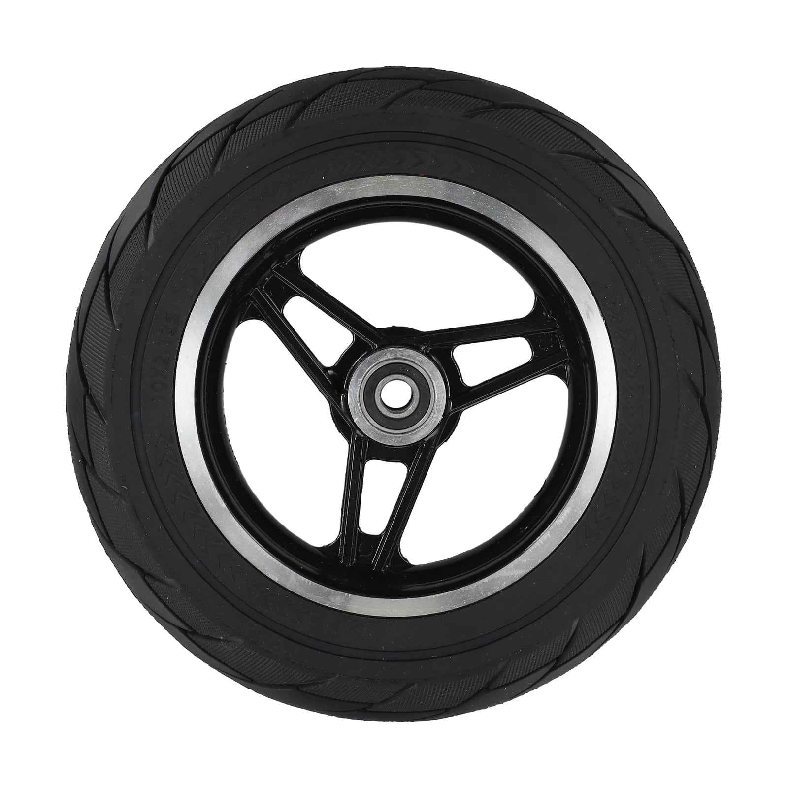 Outdoor Sports Solid Tire Complete Wheel 10MM/12MM Disc Brake 248MM Outer Diameter Hollow Solid Tire Brand New Oasis Select 12mm