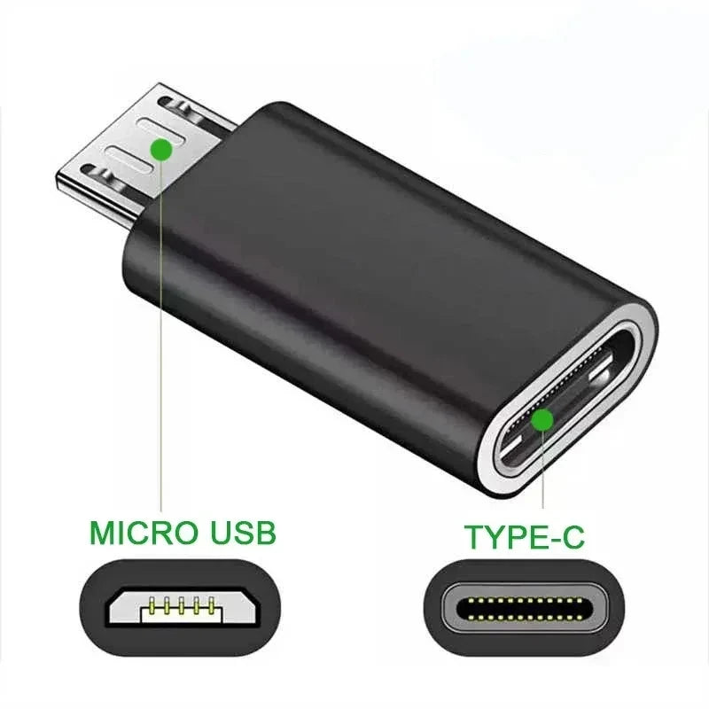 1-5 pcs USB Type C To Micro USB Android Adapter Connector for Phone Tablet Micro USB Male To Type C Female Converter Oasis Select