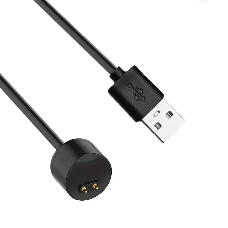 Magnetic USB Charger Cable for Xiaomi Mi Band 5, 6 & 7 Magnetic Charging Cable Oasis Select Black