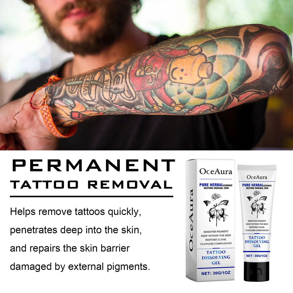 OceAura Tattoo Removal Gel – Painless Fading & Skin Repair Tattoo Removal Gel Oasis Select