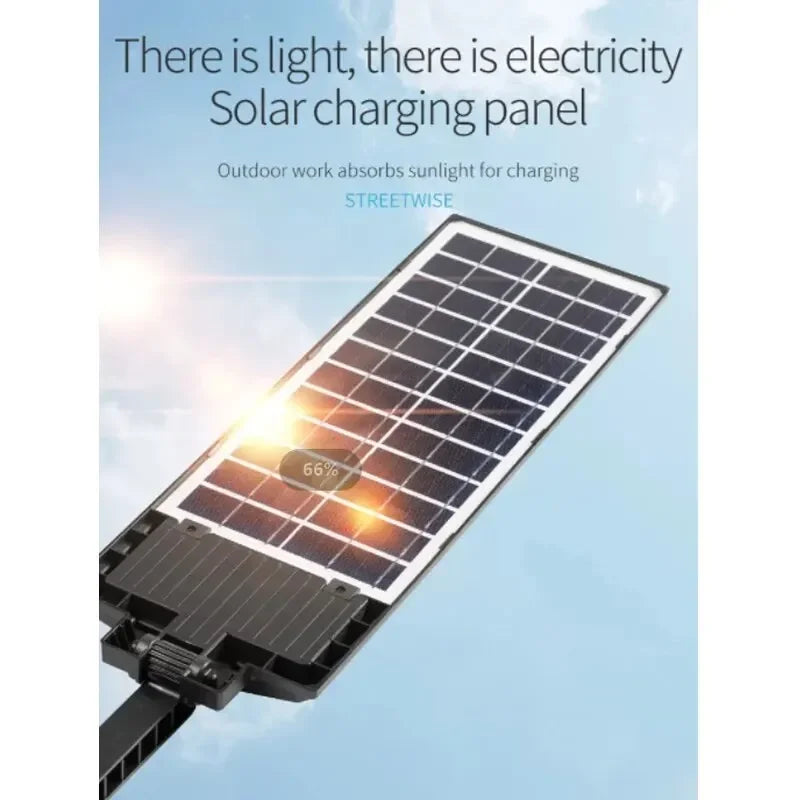 Outdoor Solar LED Lights Waterproof 8000 Lm Super Bright Wall Lamp With Motion Sensor Remote Control Garden Street Light Oasis Select