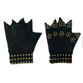 Magnetic Gloves Arthritis Treatment Compression Support Therapy Joint Pressure Non-slip Oasis Select black gold