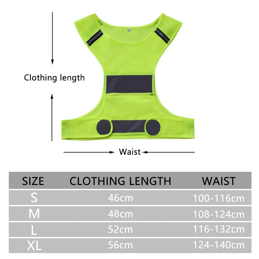 High Visibility Reflective Safety Vest – Lightweight & Adjustable Reflective Safety Vest Oasis Select