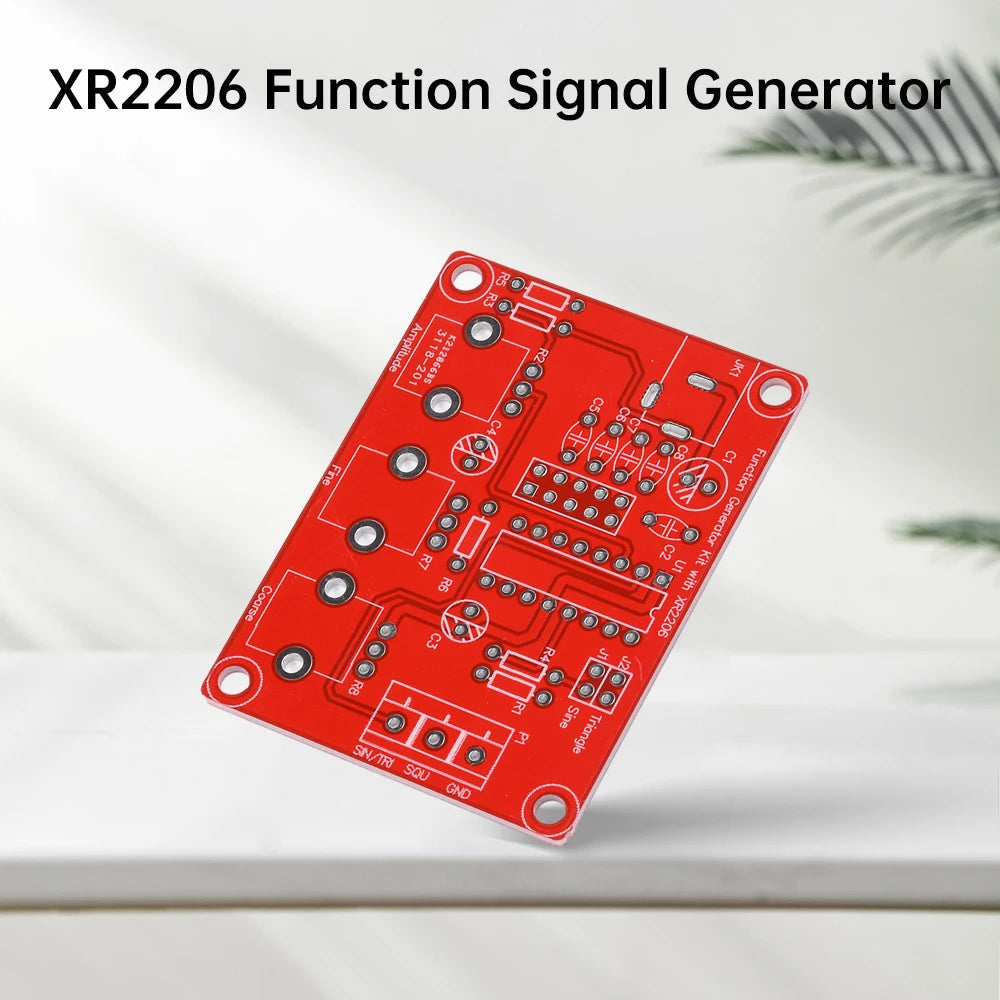 XR2206 High Precision Signal Generator DIY Kit Sine Triangle Square Waves 1Hz 1MHz Frequency Range Adjustable Frequency Oasis Select