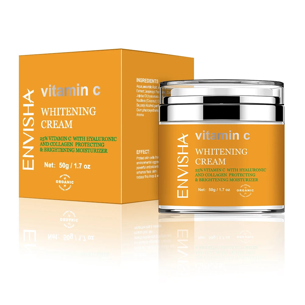 ENVISHA Face Cream – Collagen, Hyaluronic Acid & Retinol 50ml Face Moisturizer Cream Oasis Select Vitamin Whitening
