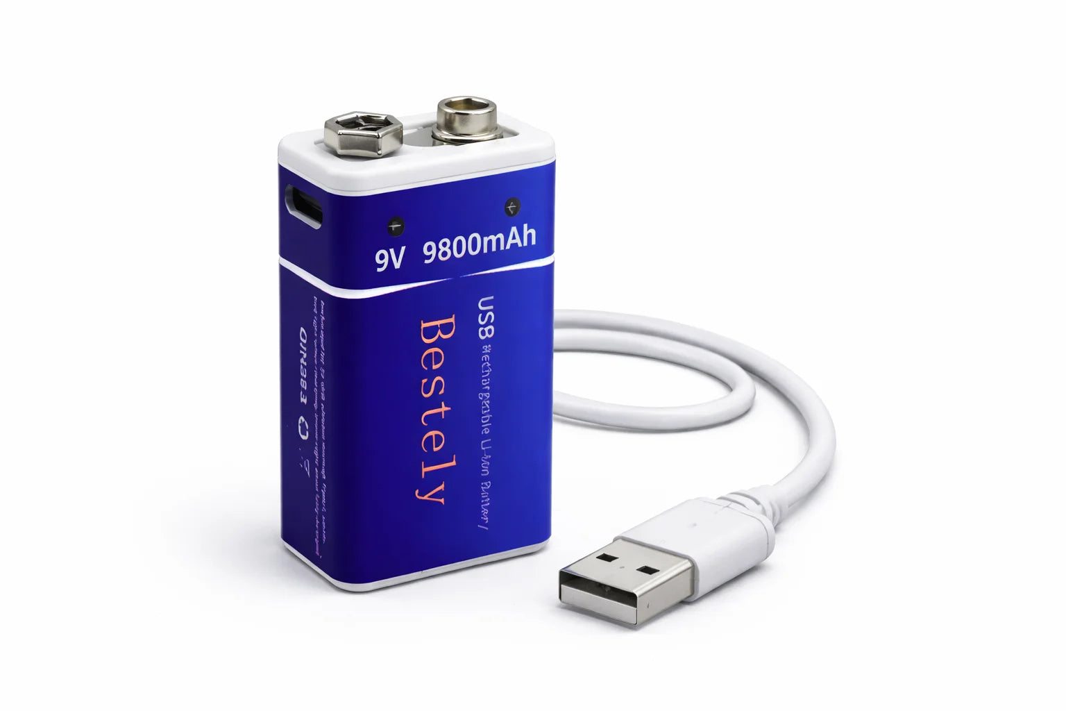 Hot selling,high capacity,usb-c fast charging,9V Li-ion rechargeable Battery series Oasis Select