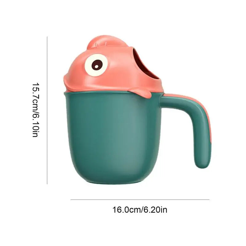 Cute Creative Clownfish Shamtoolpoo Cup Shampoo Rinse Cup Washing Baby Hair Rinse Cup Rinser Shower Sprinkler Spoon Bathroom Cup Oasis Select