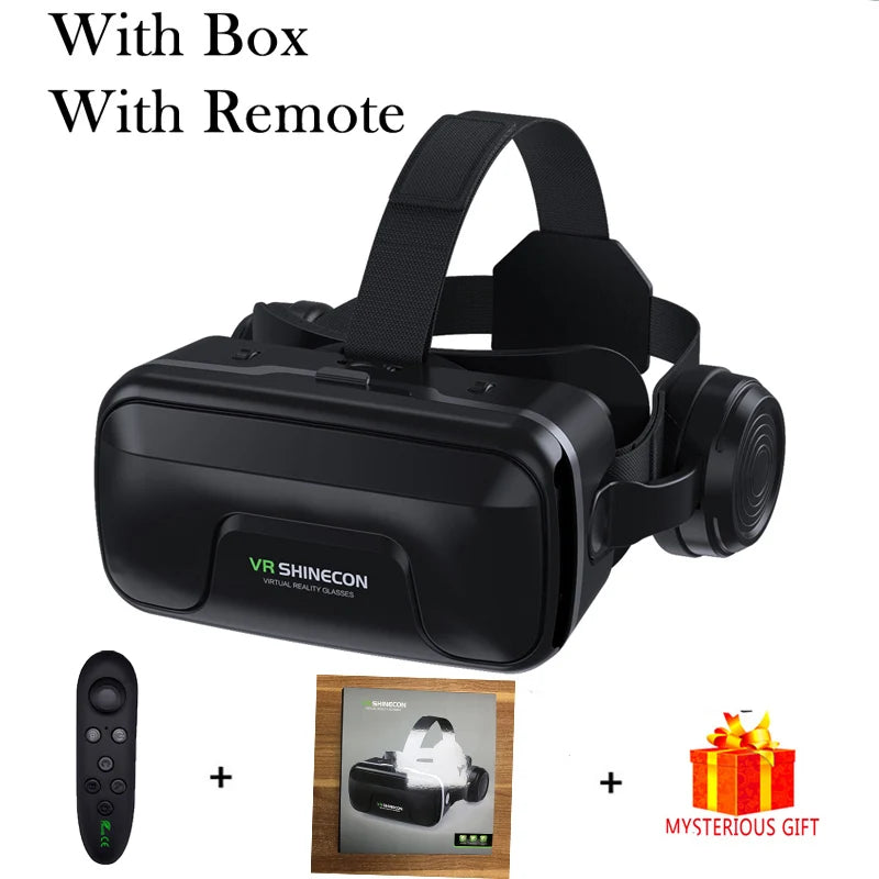 VR 3D Headset Goggle & Game Controller Set for Smartphone