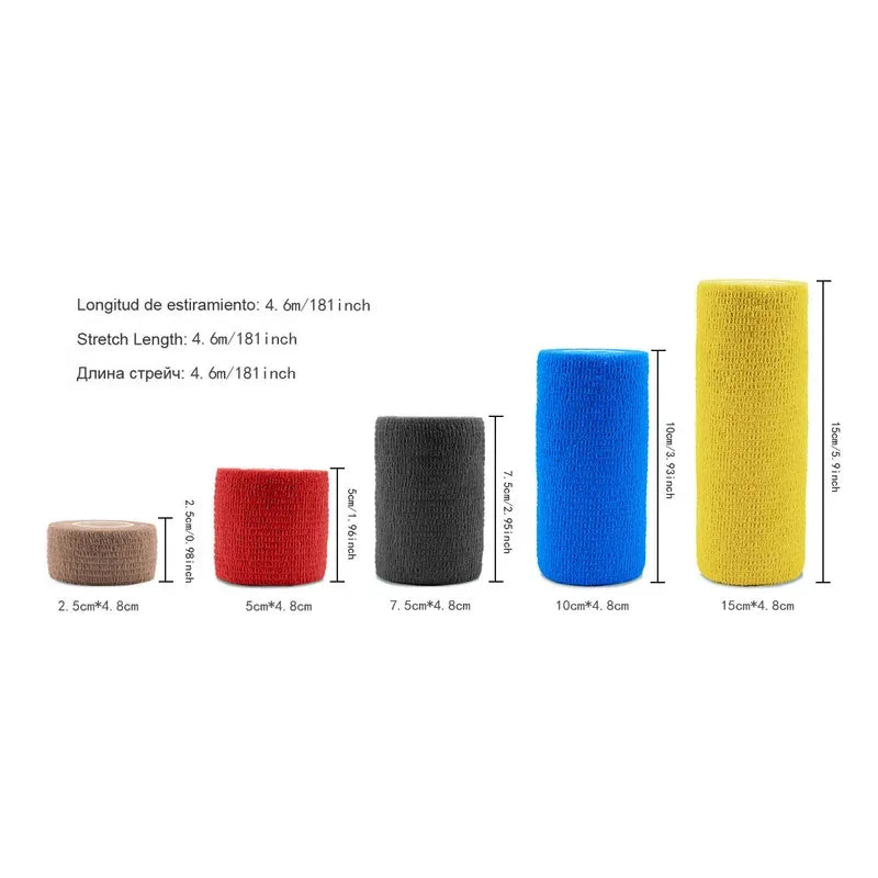 48/1Pcs Purple Sport Self Adhesive Elastic Bandage Wrap Tape Elastoplast For Knee Support Pads Finger Ankle Palm Oasis Select