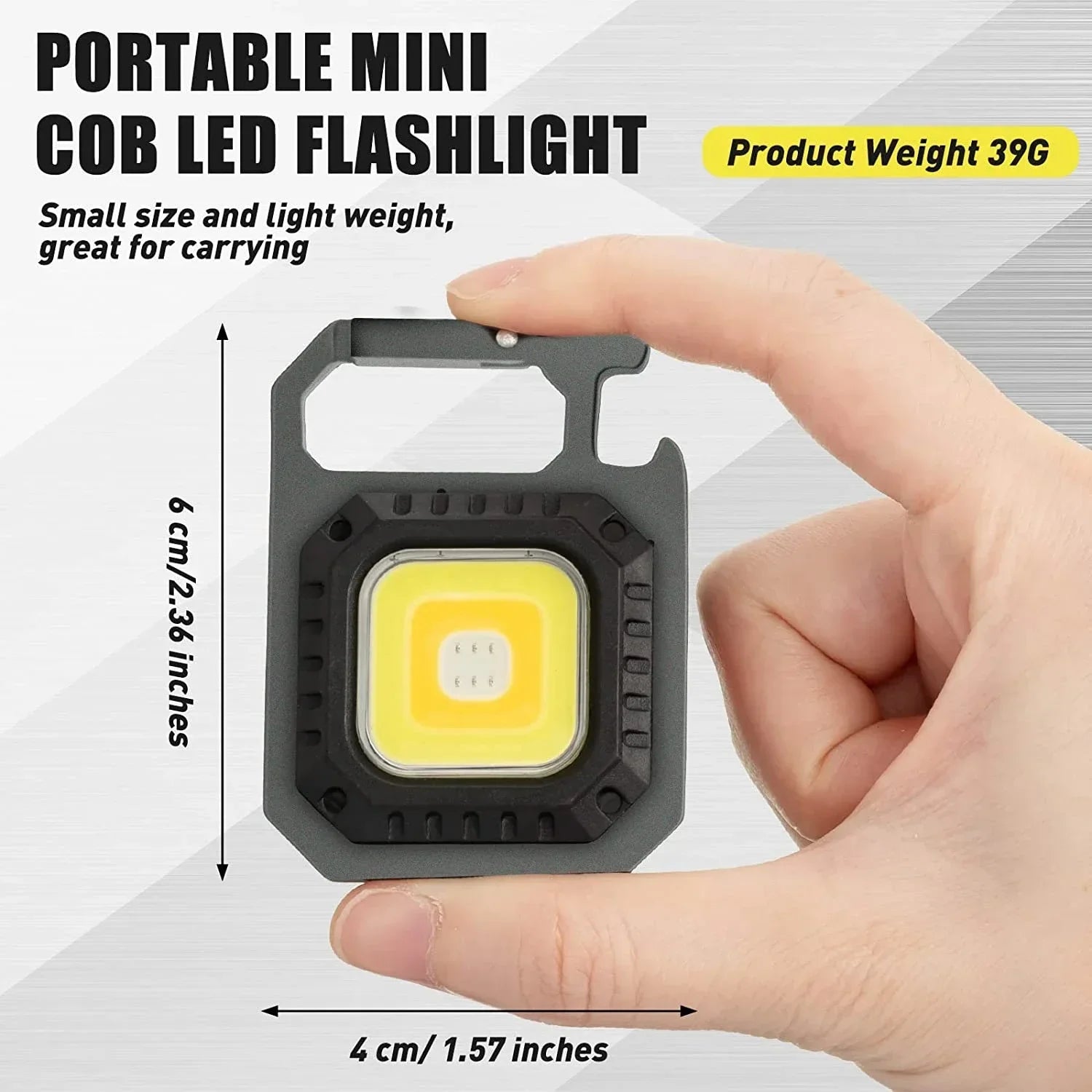 30PCS Mini LED Keychain Flashlight Multifunctional Portable Pocket COB Camping Light USB Charging Work Lights Fishing Lanterna Oasis Select