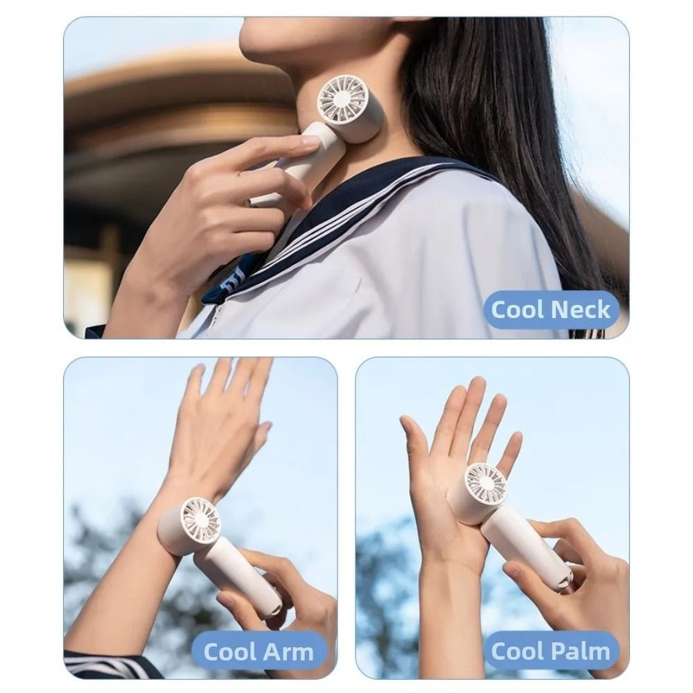 Digital Display Refrigeration Electric Fan High Wind Speed Quiet Operation Personal Cooling Fan Ice Cool Function Portable Oasis Select