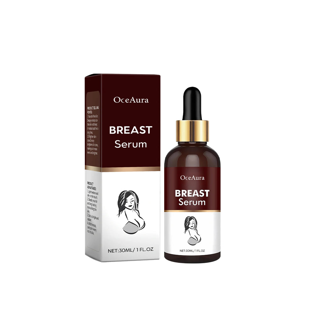 Breast Massage Serum, Brightening, Plumping, Lifting, Firming, Hydrating Nourishing Massage & Softening Topical Essence Oasis Select 1pc