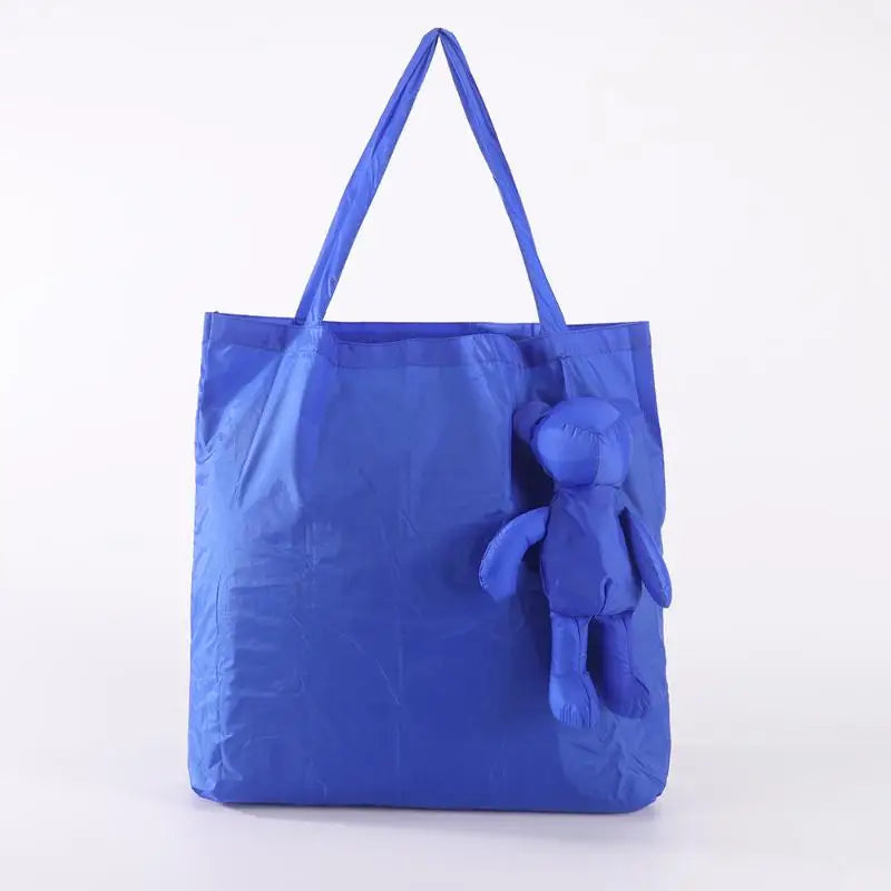 Cute Doll Mini Foldable Shopping Bag Women's Portable Tote Bag 인형 미니 접이식 쇼핑백 Сумка женская Reusable Pouch Oasis Select