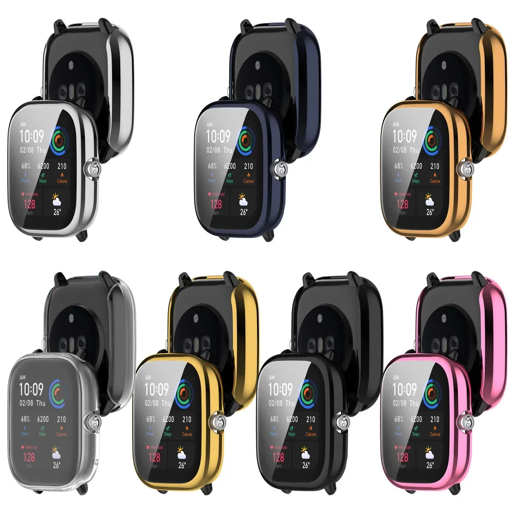 TPU Case & Screen Protector for Amazfit GTS 4 Mini Smartwatch Case Oasis Select