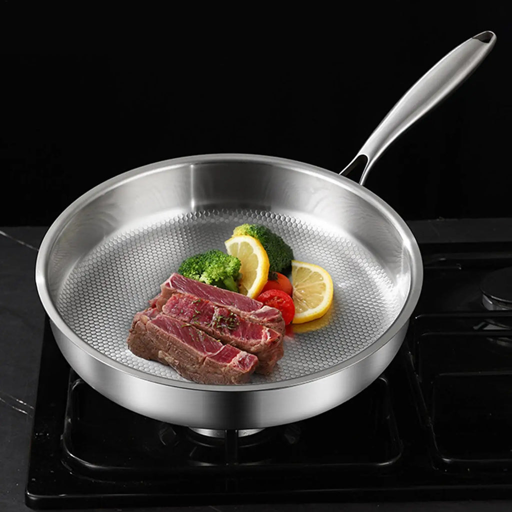 Nonstick Frying Pan with Lid Nonstick Frying Pan Skillet Titanium Alloy Cookware Pots with Lid Kitchen Supplies for Home Oasis Select