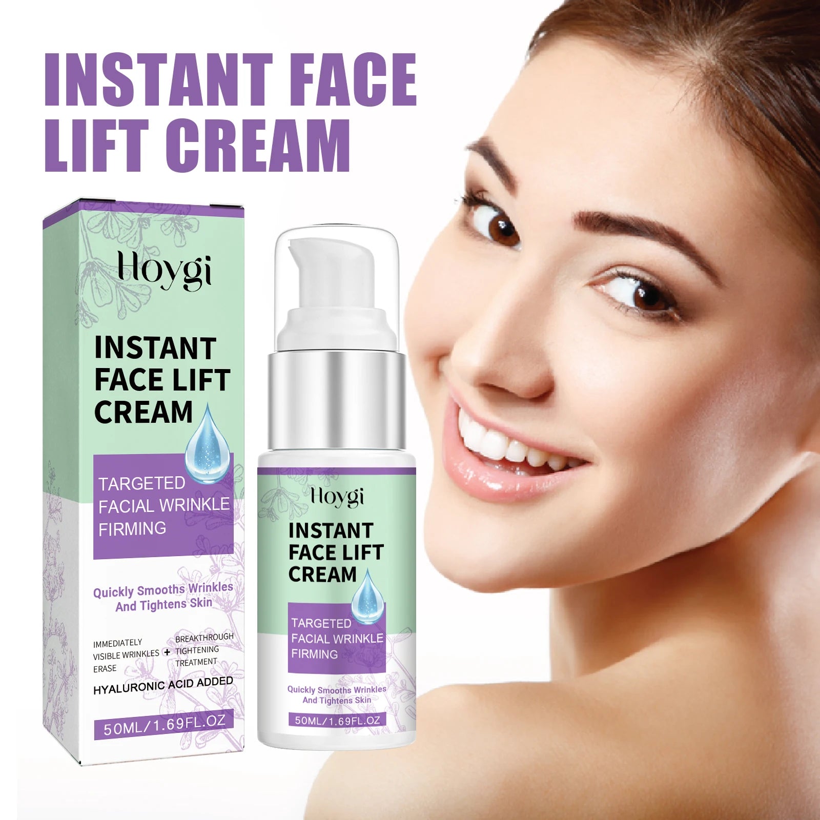 Hoygi Instant Face Lift Cream – Firm, Brighten & Hydrate Firming Face Cream Oasis Select