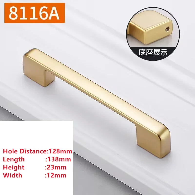 Handles Drawer Cabinet Furniture Kitchen Handles for Cabinet Knob Door Drawer Furniture Kitchen Knob Golden Simplicity Hardware Oasis Select A9-128