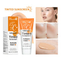 Facial Body Sun Cream SPF40+UV Sun Cream Skin Protective Cream Light Coverage UV Protection Foundation Cream Makeup Oasis Select 1pc