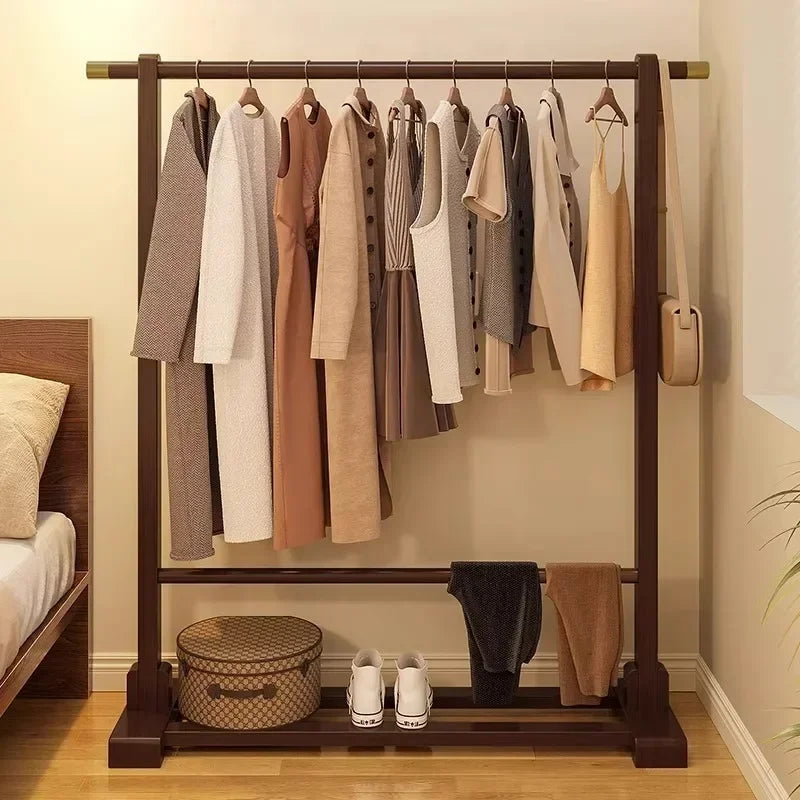 Simple hanging rack, floor to ceiling bedroom corner coat rack, multifunctional home balcony drying rack, storage rack Oasis Select