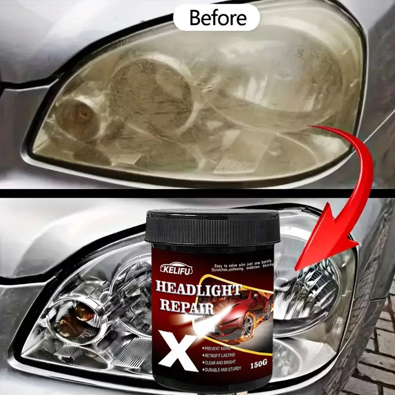 Car Headlight Restoration Polishing Kit & Cleaning Paste Headlight Restoration Kit Oasis Select Default Title