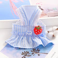 Cute Dog & Cat Princess Dress | Soft Breathable Summer Pet Skirt Pet Dress Oasis Select Blue L