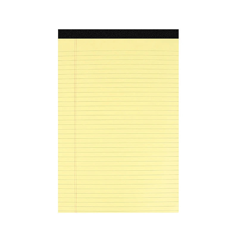 Tearable Legal Pad Office Supplies Ink-proof Tear-off Pages Writing Sheet Paper Notepad Simple Lined Paper Scribbling Book Oasis Select Yellow