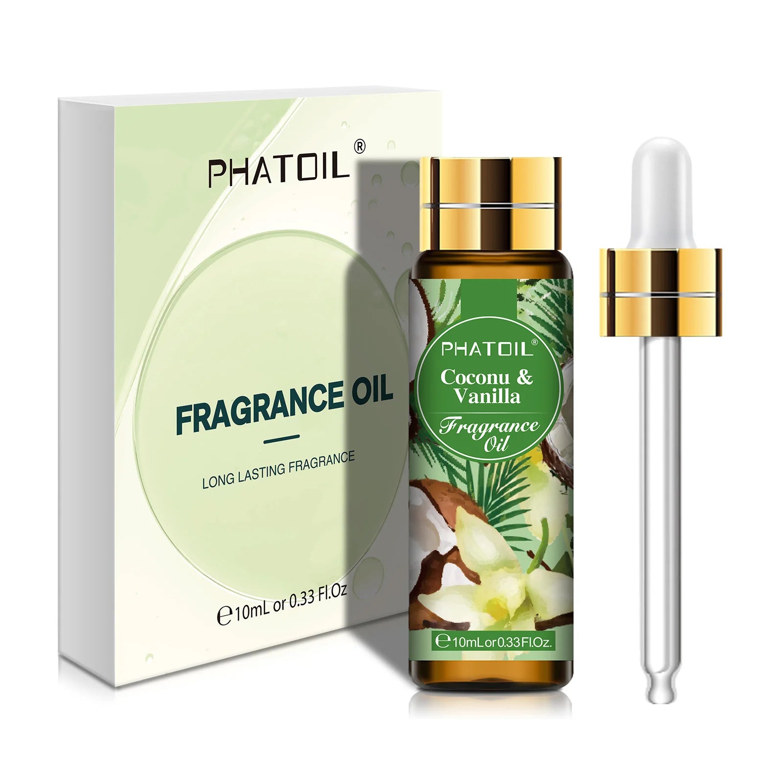PHATOIL 10ml Fragrance Oil – Strawberry, Coconut & More