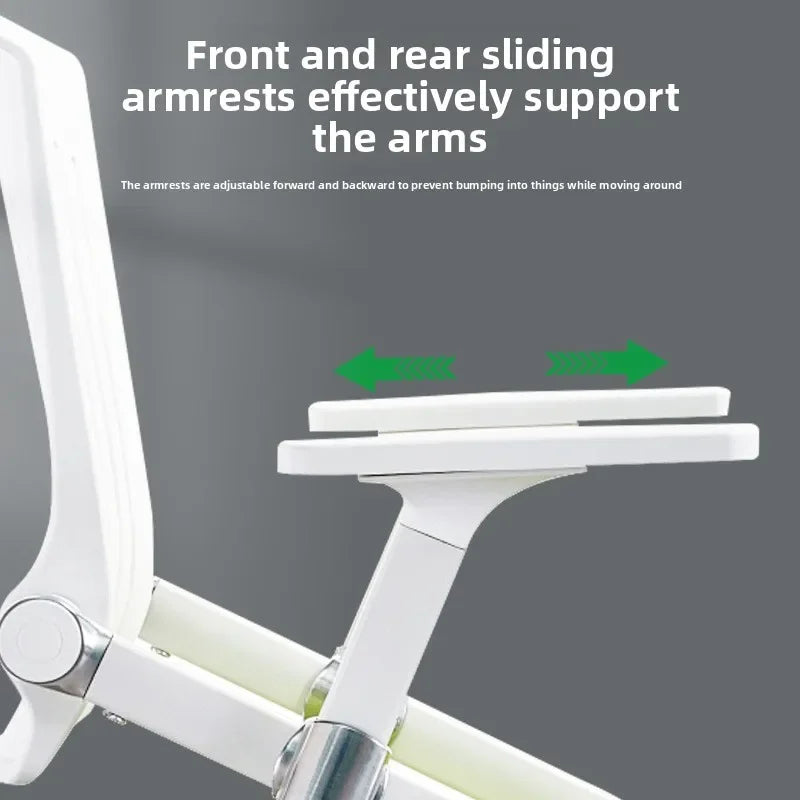 Foldable training table and chair integrated staff mesh conference chair training chair with writing tablet Oasis Select