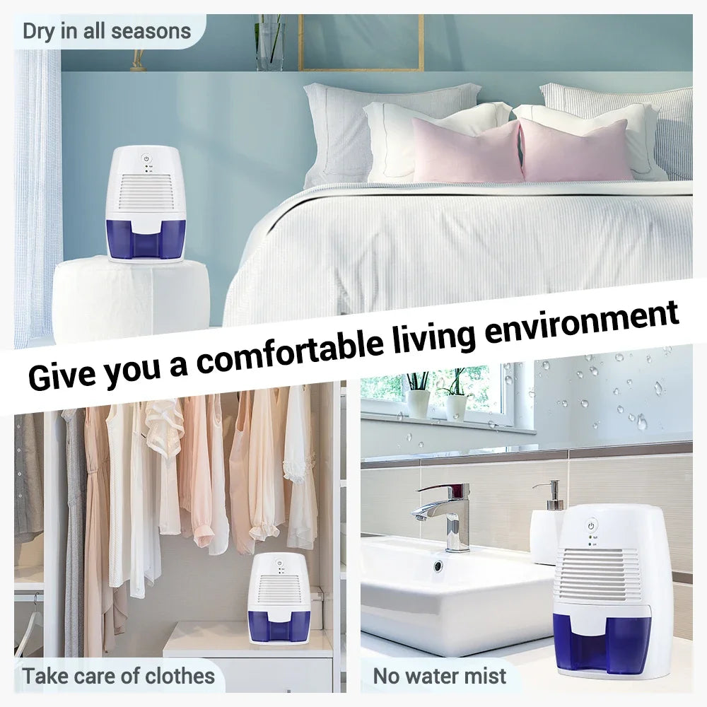 AFDEAL Portable USB Dehumidifier & Air Purifier for Home