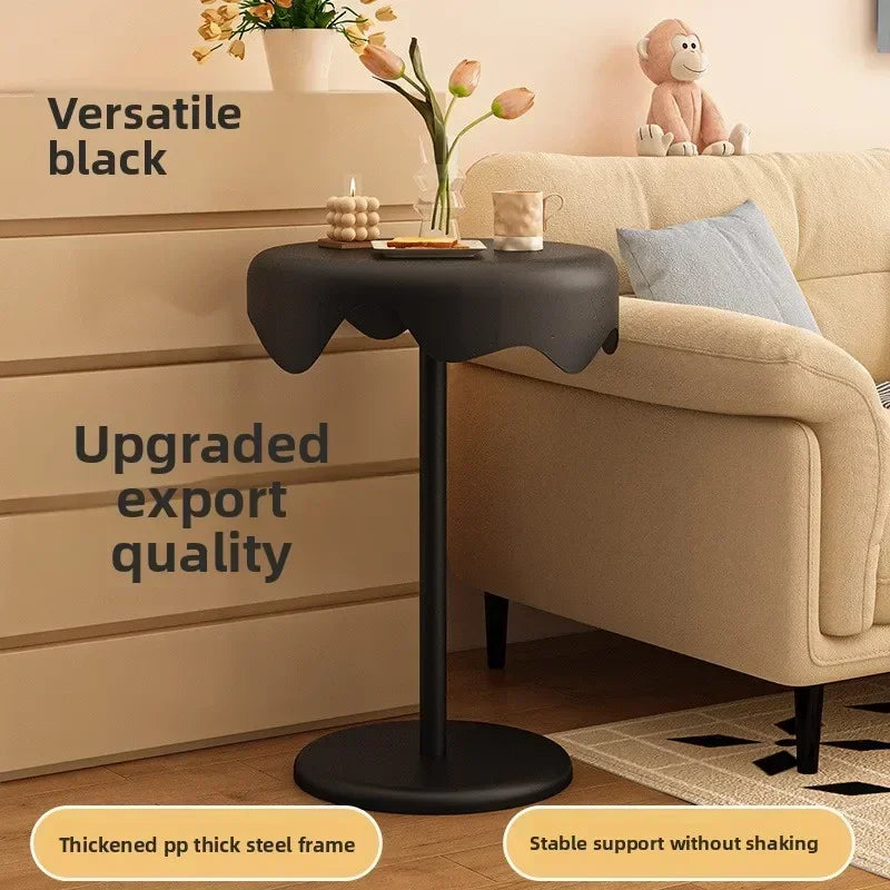 Multi-functional Small coffee table living room cream wind sofa edge table removable bedroom bedside table small round table Oasis Select SJ-B-P-HEI