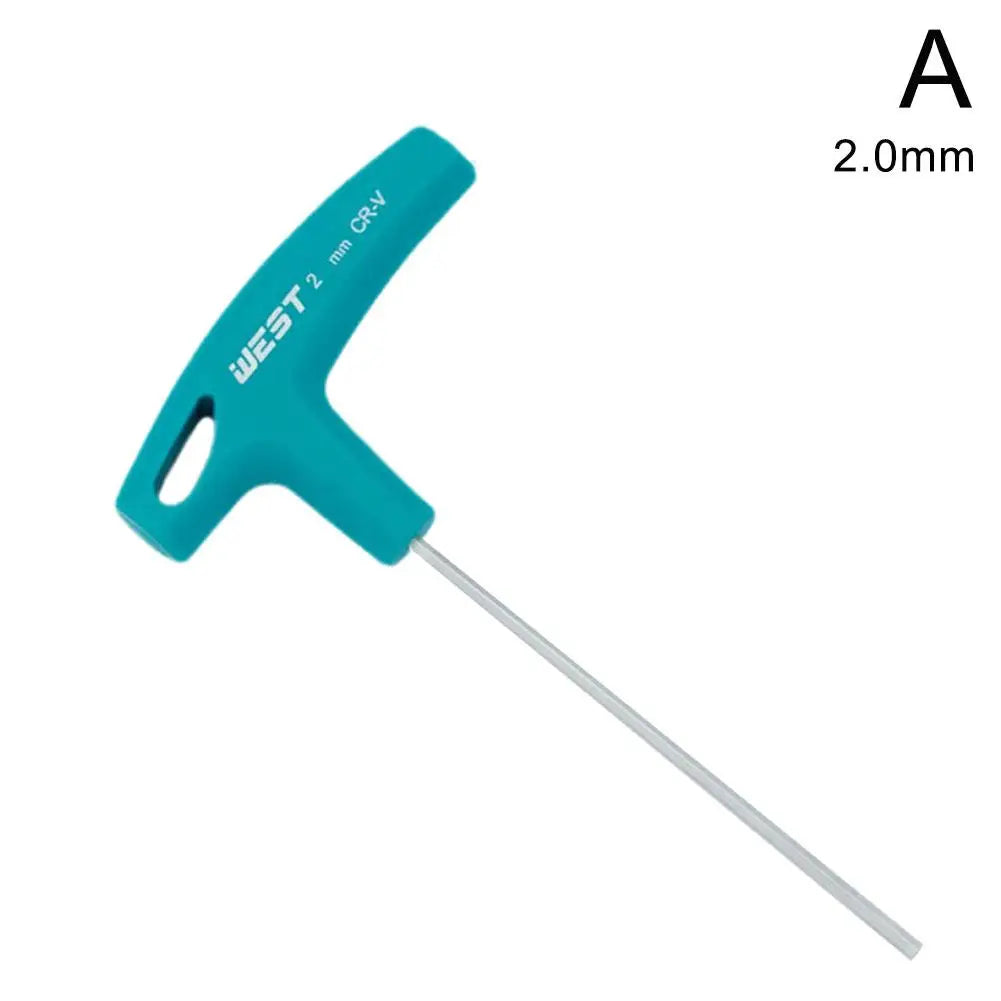 KITPIPI T-Handle Hex Allen Wrench | CRV 2mm–10mm T-Handle Hex Wrench Oasis Select 2.0mm