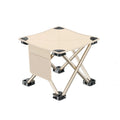Large Size Folding Camping Stool Ultralight Side Pocket Portable Stool High Load Bearing with Carrying Bag Camping Seat Picnic Oasis Select Khaki