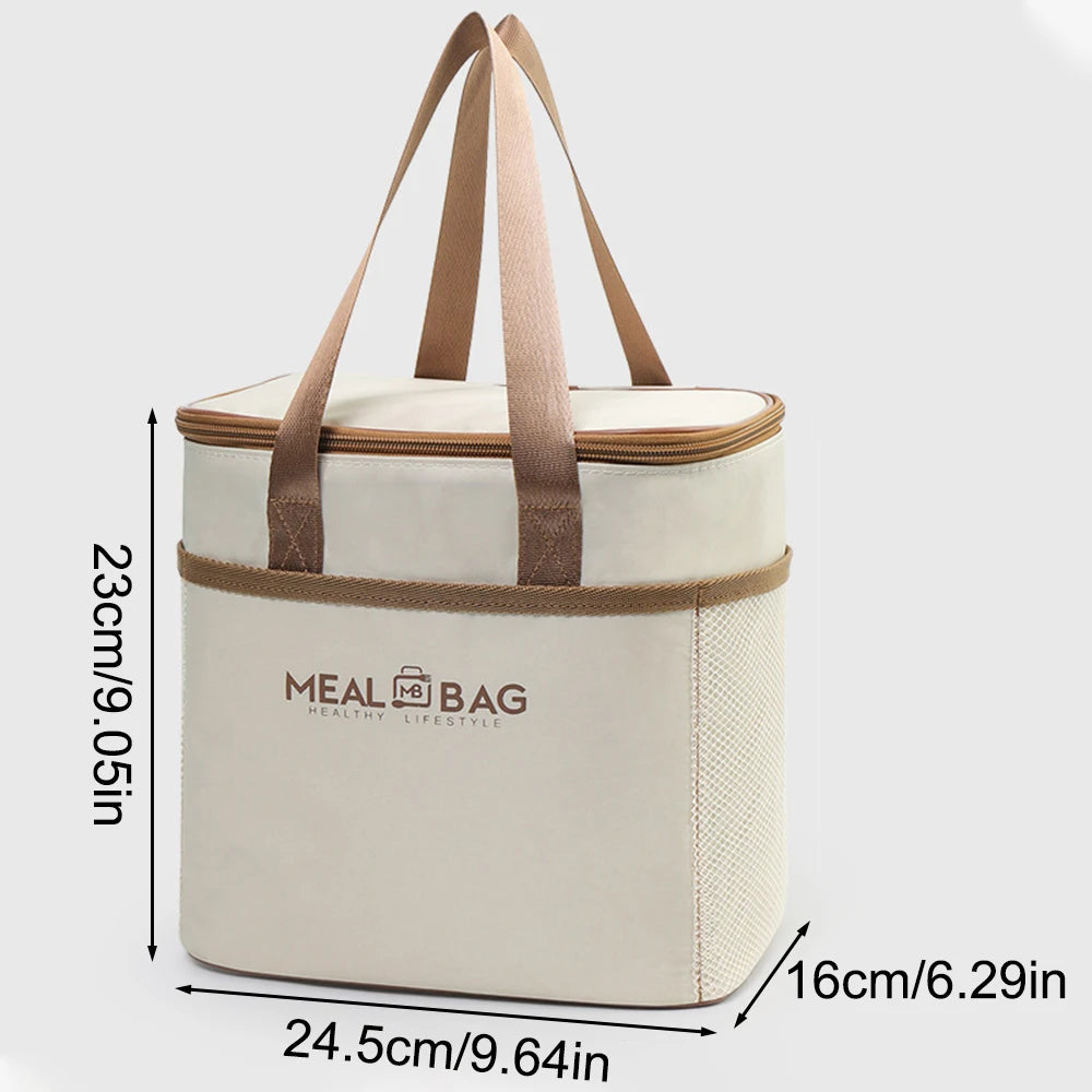 Insulated Lunch Bag – Waterproof, Shoulder Strap, 2-Person