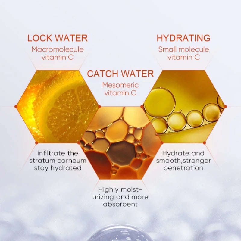 SADOER Vitamin C Ampoule Essence 7x2ml – Brightening Serum Vitamin C Face Serum Oasis Select